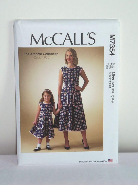 Misses and Girl's Dress Sewing Pattern New Uncut