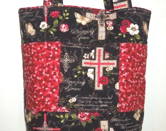 Tote Bag Christian Religious Sewnsewsister