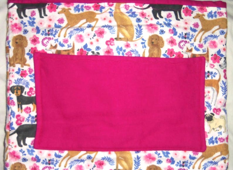 Heating Pad Cover Pocket Flannel Sewnsewsister image 2
