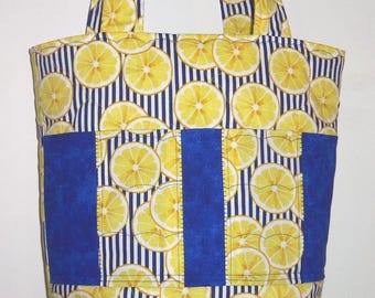 Bolso de mano Lemons Knitting Bag Sewnsewsister