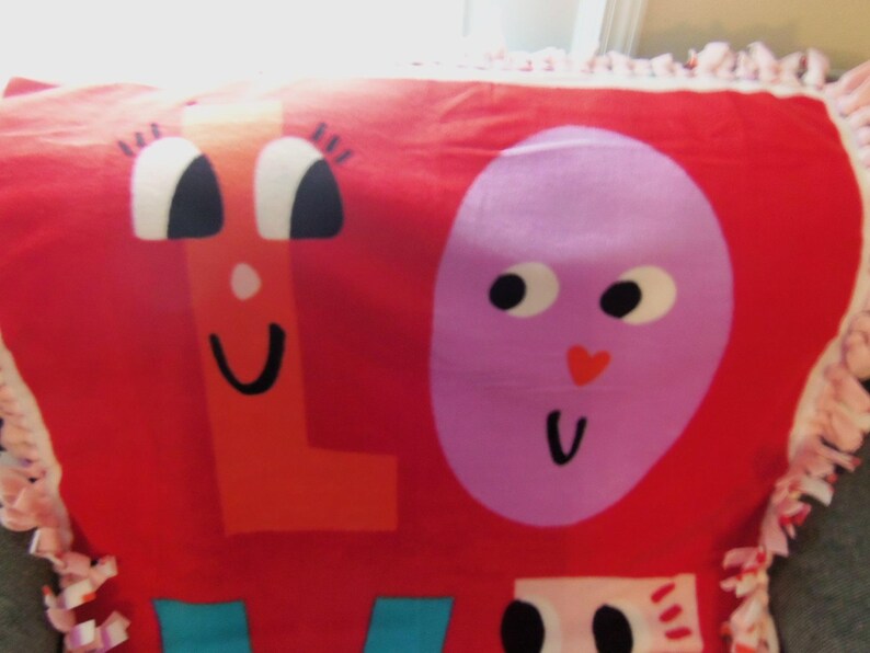 Fleece Tie Blanket Throw Sewnsewsister image 2
