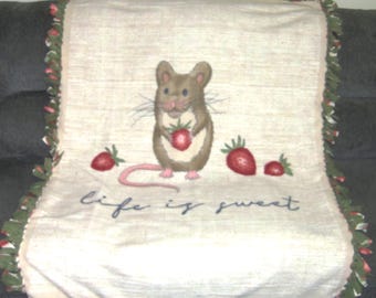 Fleece Tie Blanket Throw Sewnsewsister