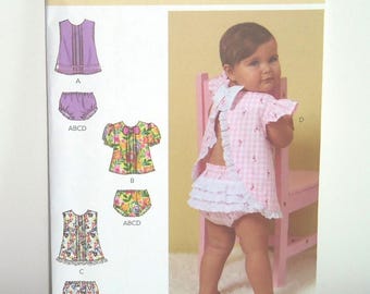 Top and Panties Infants&#39; Sewing Pattern New Uncut