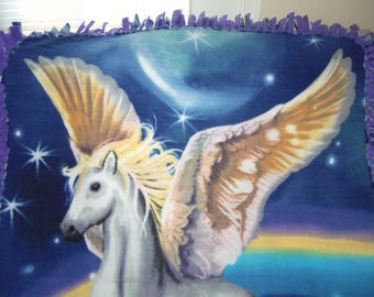 Fleece Tie Blanket Throw Sewnsewsister
