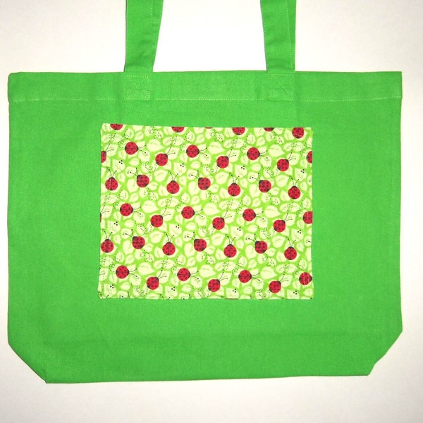 Market Tote Pocket Canvas Bag Grocery Tote Sewnsewsister