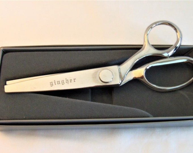 Pinking Shears Gingher Dressmaker Shears Knife Edge Shears Etsy