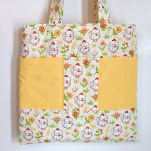Child Flat Tote Bag Kid Toy Purse Sewnsewsister image 1