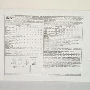May include: A sewing pattern for a vest, jacket, and pants. The pattern is for sizes 6-14 and includes instructions for making the garments. The pattern is from McCall's Design.