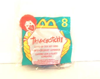 Vintage Tamagotchi Toy Key Ring McDonalds Fast Food Toys Sewnsewsister