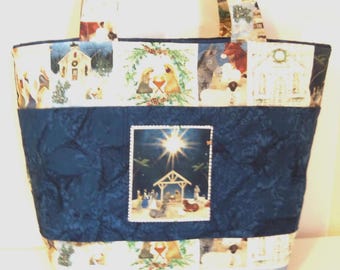 Tote Bag Christian Religious Sewnsewsister