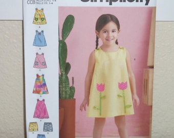 Toddlers' Dress, Shorts, Top Sewing Pattern Sewnsewsister