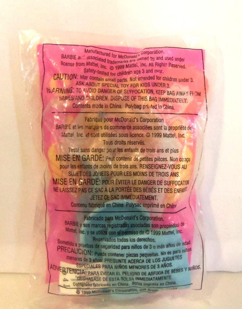 Vintage Barbie McDonalds Fast Food Toys Sewnsewsister bild 3