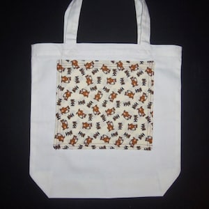Market Tote Pocket Canvas Bag Sewnsewsister
