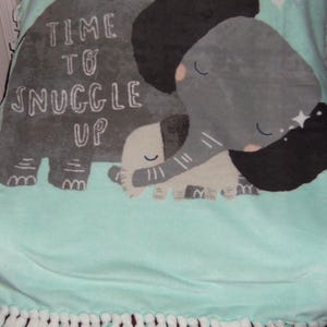 Fleece Tie Blanket Throw Sewnsewsister
