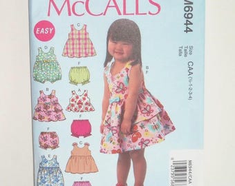 Toddlers' Top Dress Panties Sewing Pattern Sewnsewsister