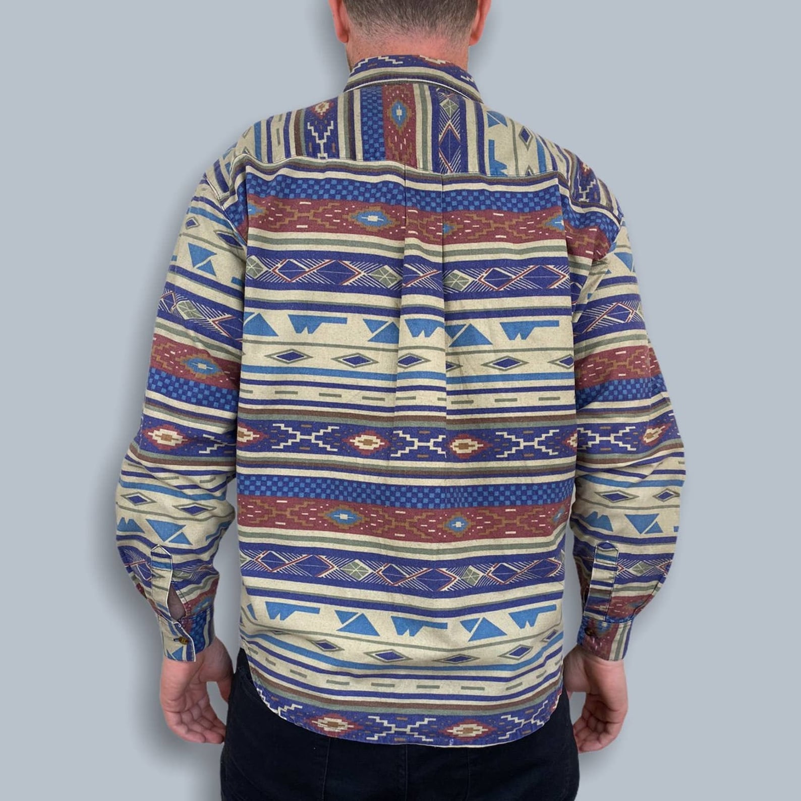Really Nice Aztec Pattern Casual Shirt S Etsy