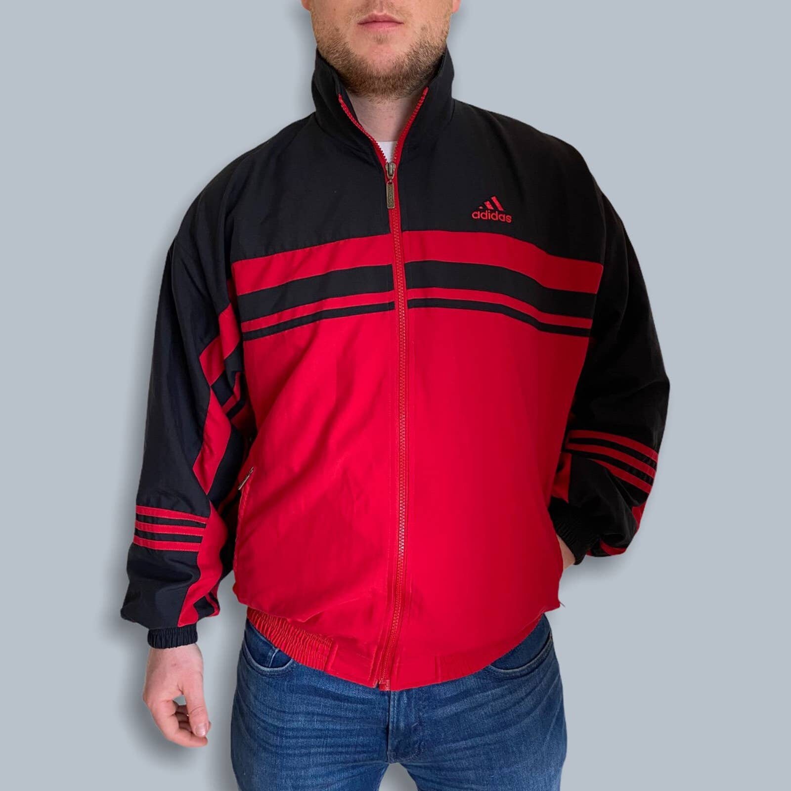 Red and Black Track Jacket XSS Etsy