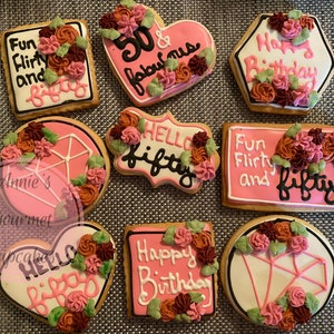 Fifty & Fabulous Sugar Cookies 1 dozen