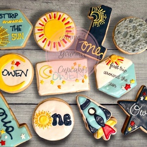 First Trip Around the Sun Sugar Cookies 1dzn