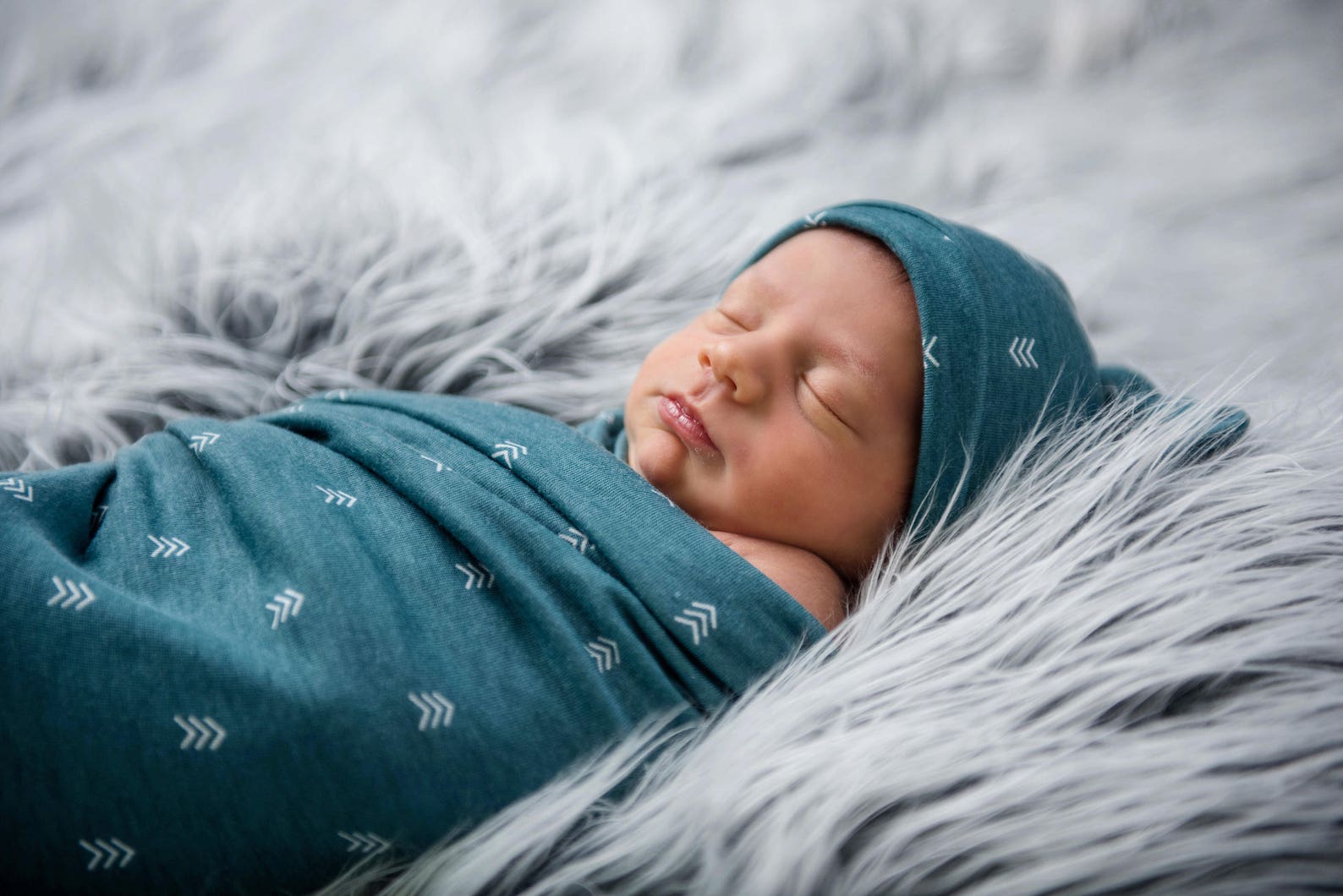 Green Arrow Swaddle/Arrow/Swaddle Hat Combo/ Arrow baby Etsy