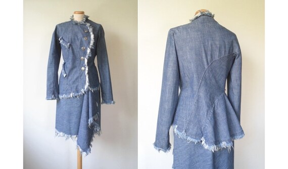 vivienne westwood denim skirt
