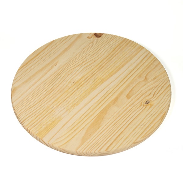 Unfinished Pine Round 15" For Table Top, Sign, Chairs or Serving Tray (12-rounds per box))