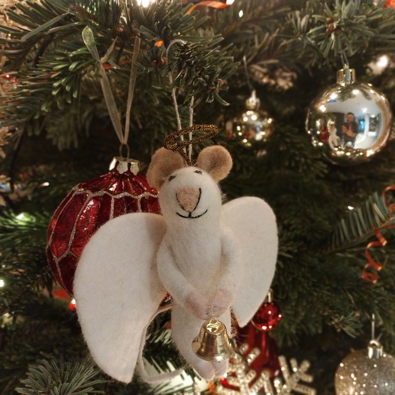 Angelica Mouse Angel Mouse Ornament - Thumbnail 5