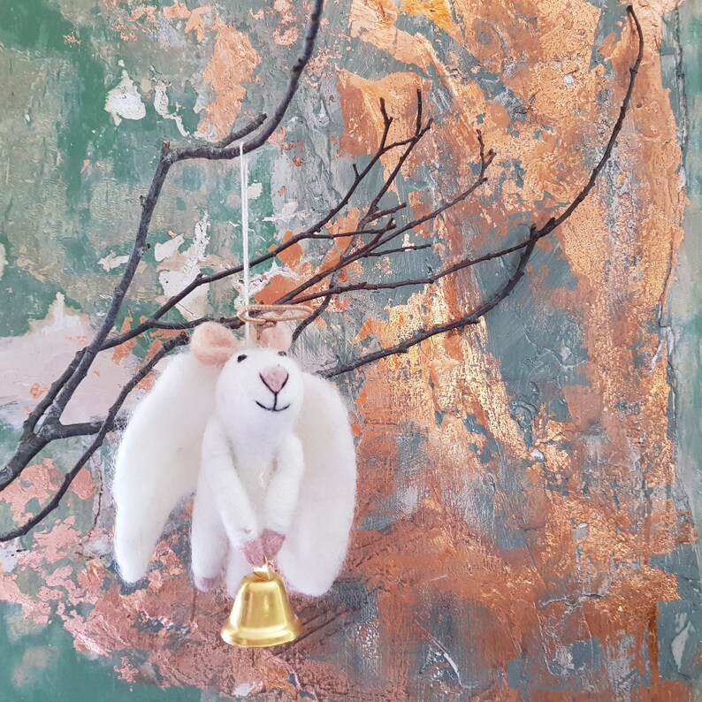 Angelica Mouse Angel Mouse Ornament - Thumbnail 4