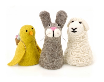 Egg Cosy - Farmyard - Sheep - Bunny - Chick - Felt Animal - Needle Felted - Easter Decoration - Sustainable - Eco Friendly - Biodegradable