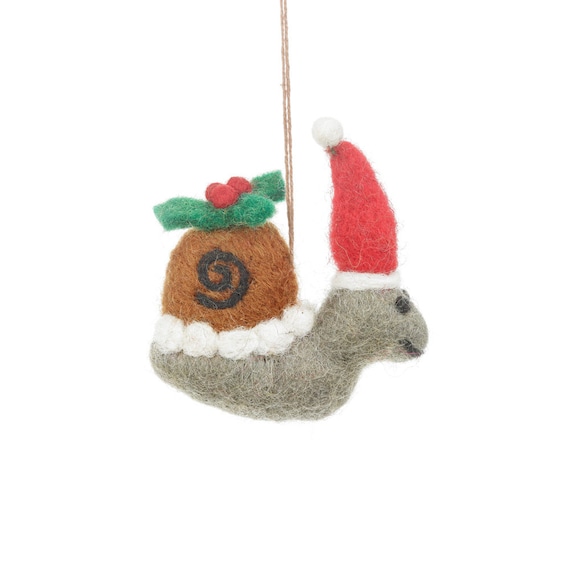 Handmade Needle Felt Hanging Christmas Decoration - Retro Reindeer Handmade Needle Felt Hanging Christmas Decoration - Retro Reindeer