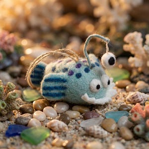 Finnigan the Fish - Hanging Decoration - Handmade - Sealife - Eco-friendly - Sustainable - Plastic-free