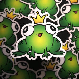 Frog Prince - Vinyl Sticker