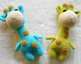 Crochet Pattern Giraffe, Cute Giraffe Crochet Amigurumi pattern, Handmade Crochet Giraffe Amigurumi,