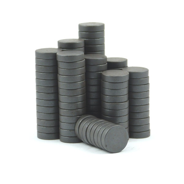 Ferrite disk magnets 12mm x 3mm C8 for making fridge magnets