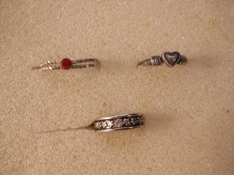Toe Rings Set 3 pcs Fashion Crystals Jewelry