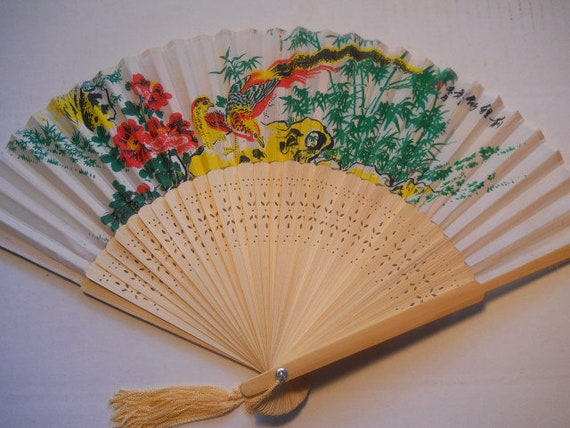 hand held silk fans