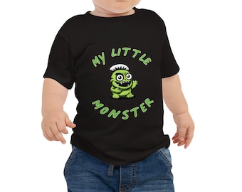 My Little Monster Baby Jersey Kurzarm T-Shirt