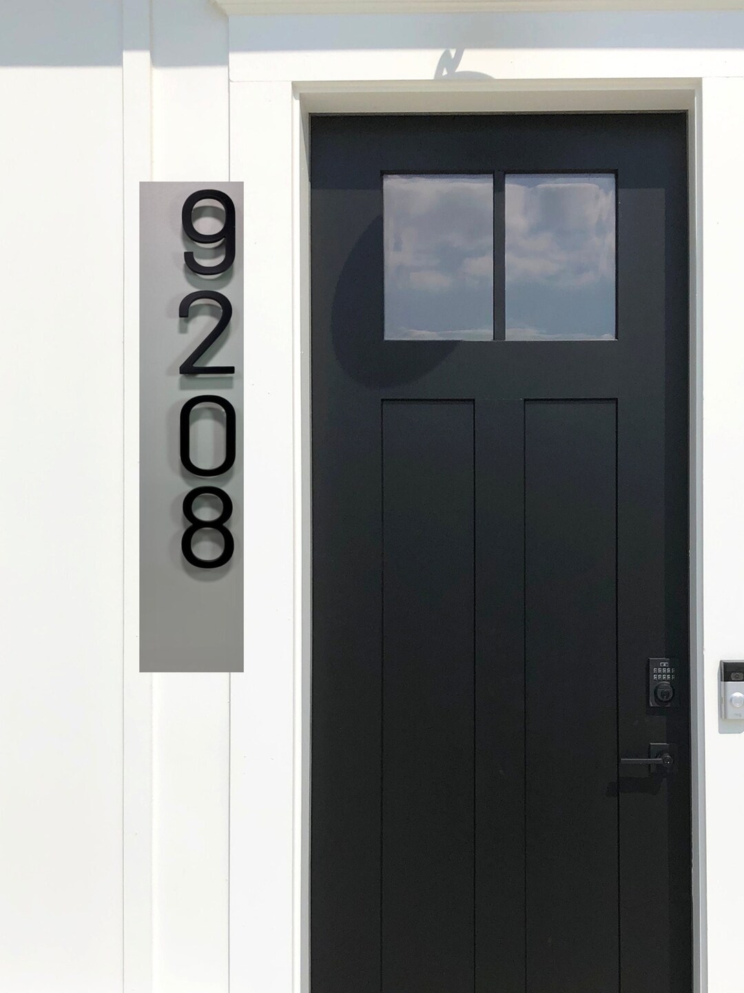 Colfax Modern Floating Numbers House Sign. Address Plaque. Etsy