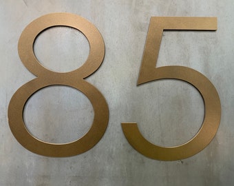 Metal House Numbers Bronze,Individual Address Numbers,Address Sign, Apartment Numbers,House Address Numbers. 2 Sizes.8 Colors.Free Shipping!