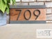 Modern House Numbers, House Numbers Sign, Address Plaque,Custom house Address, Realtor Closing Gift, Housewarming Gift. H 