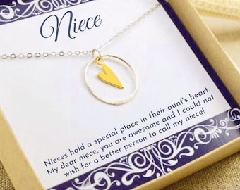 Niece Gift, Niece Gifts, Christmas Gift For Niece,Best Gift For Niece, Aunt Niece Gift, Gift For Niece,  Niece Gift From Aunt, Heart