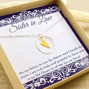 Sisters In Law Gift, Sister In Law Gift, Sister In Law Friend, Sister In Law Gift Christmas, Sis In Law Gift, Unique Sister In Law, Heart