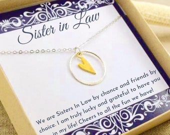 Sisters In Law Gift, Sister In Law Gift, Sister In Law Friend, Sister In Law Gift Christmas, Sis In Law Gift, Unique Sister In Law, Heart