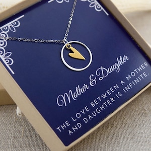 Mothers day gift, Mother Daughter Gift, Mother Daughter Jewelry, Mother Daughter Necklace, Gifts For Mom From Daughter, Gift for daughter