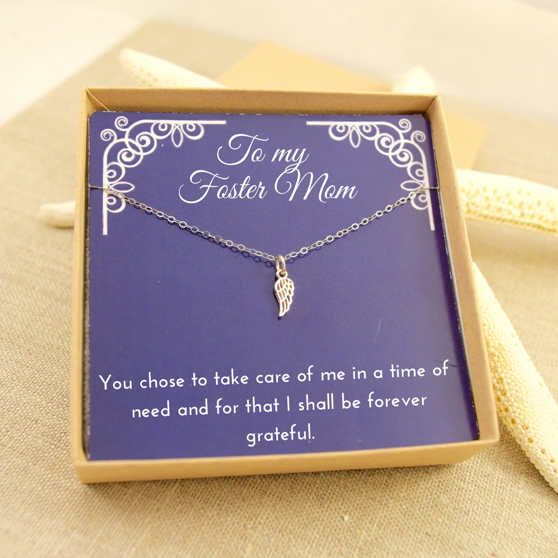 Christmas Gift for Foster Mom Foster Mom Necklace Adoptive Etsy