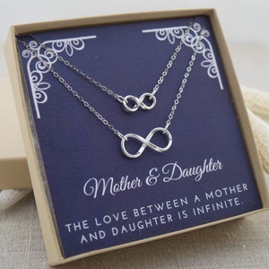 Mother And Daughter Necklace Set, Mother Daughter Gift, Mother Daughter Jewelry, Mother Daughter Necklace, Gifts For Mom From Daughter