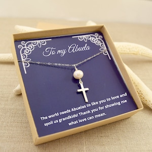 Abuela Necklace, Abuela Gift, Abuela Jewelry, Christmas Gift for Abuela, Spanish Grandma, Gift for Abuela, Mothers day Gift For Abuela