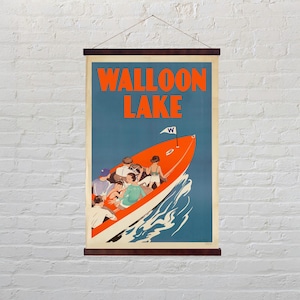 Walloon Lake, Michigan Boating Art