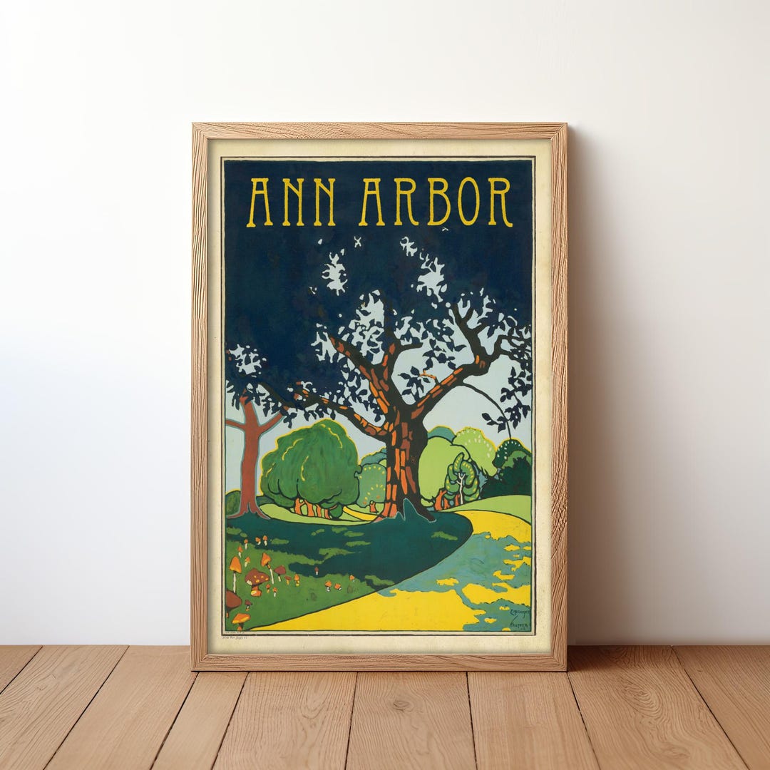 U of M, Ann Arbor Art Etsy