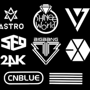 KPop Decals - Can be used on your car windows, cups, laptops etc. (Multiple Sizes Available)